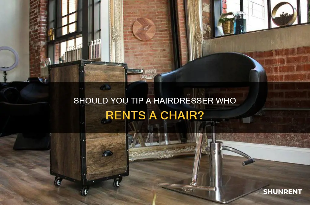 should i tip hairdresser who rents chair