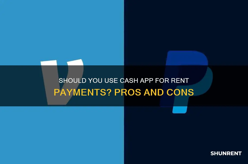 should i use cash app to accept rent payments