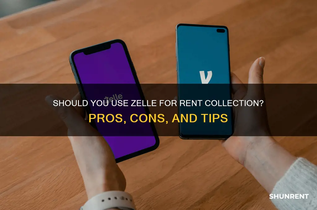 should i use zelle to collect rent