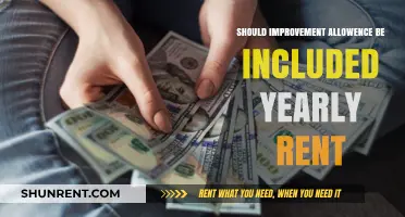 Should Improvement Allowance Be Included in Yearly Rent Agreements?