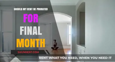 Should Your Rent Be Prorated for the Final Month? A Guide