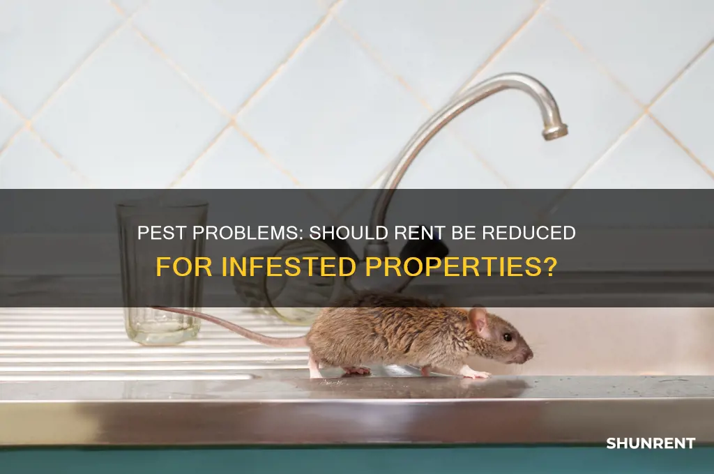 should my rent be reduced if i have pests