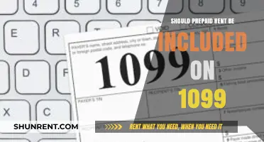 Should Prepaid Rent Be Included on a 1099 Form?