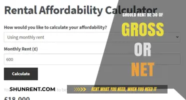 Rent: Gross vs. Net Income – The 30% Rule