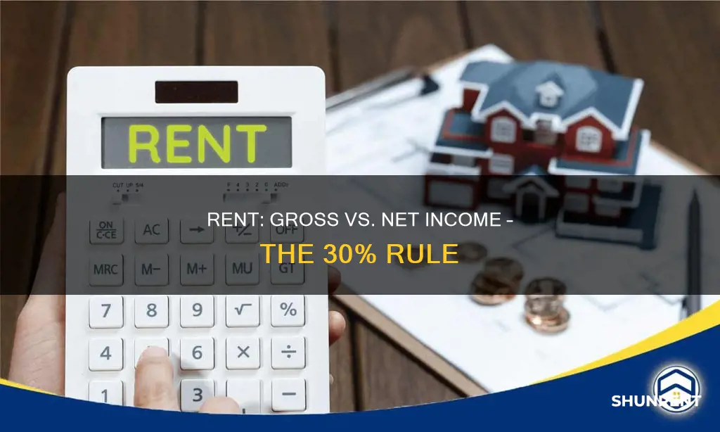 should rent be 30 of gross or net