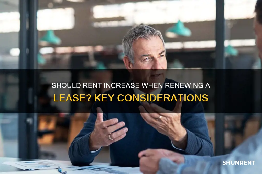 should rent change if you are renewing a lease
