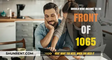 Should Rental Income Be Reported on the Front Page of Form 1065?