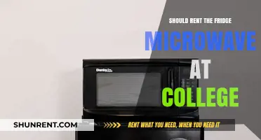 Renting Fridge and Microwave in College: Pros, Cons, and Cost-Effective Tips