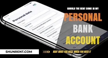 Should Rent Payments Go to Your Personal Bank Account?