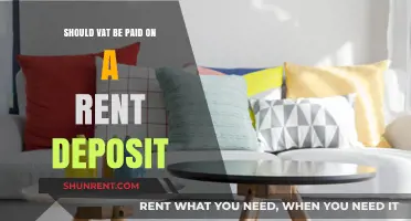 Should VAT Apply to Rent Deposits? A Legal and Financial Analysis