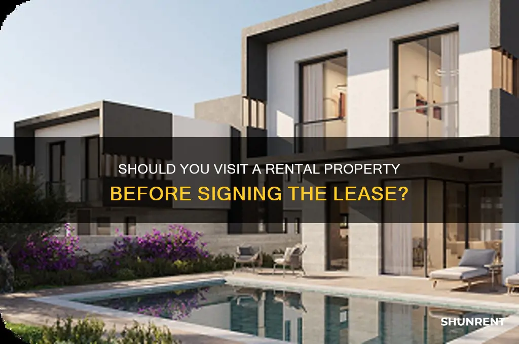 should we see a place before we rent