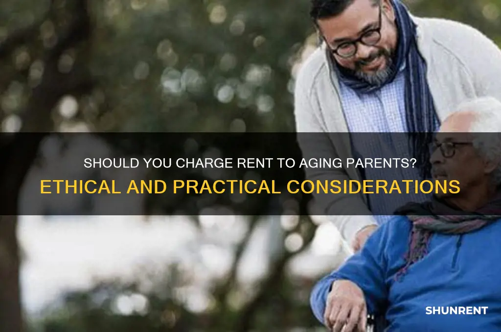 should you collect rent from your parents