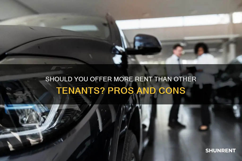 should you offer more rent than other tenants