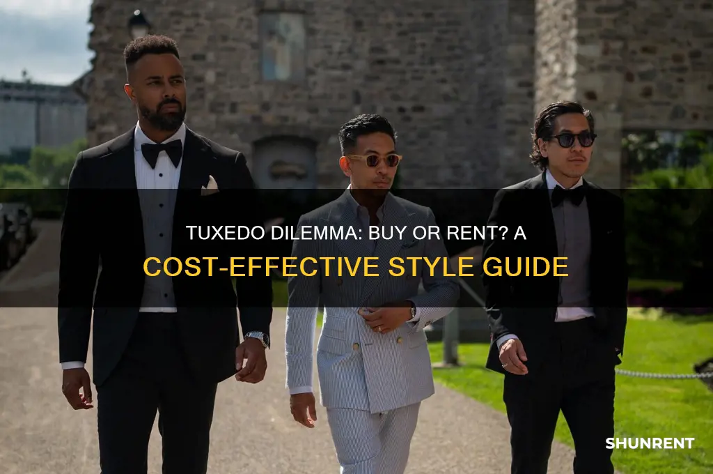should you purchase or rent a tuxedo