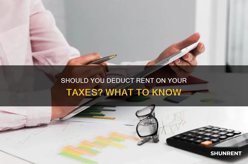 should you put down rent when filing taxes