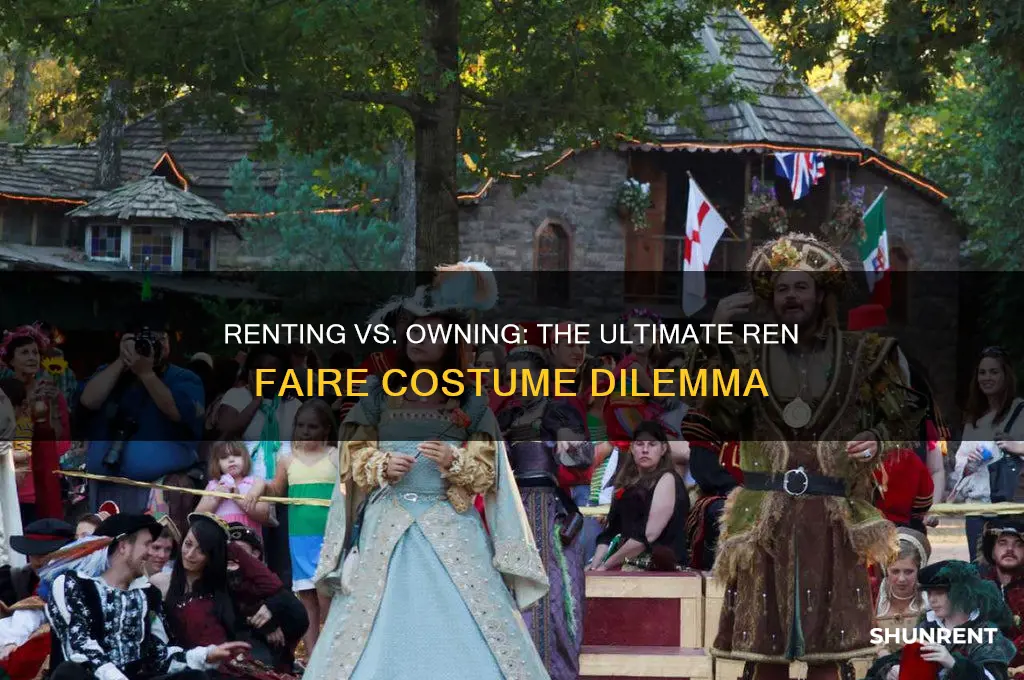 should you rent a costume at a ren faire