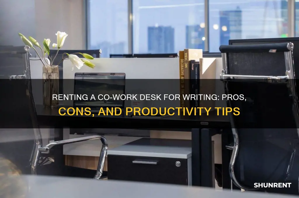 should you rent co-work desk to write