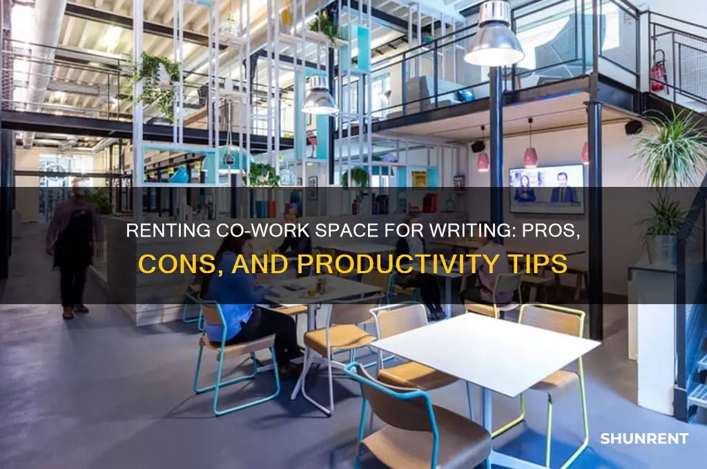 should you rent co-work space to write