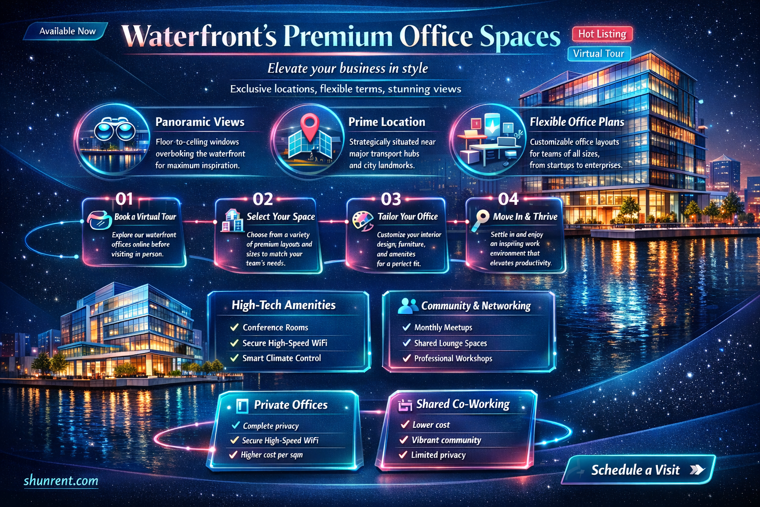 a-grade office to rent v&a waterfront