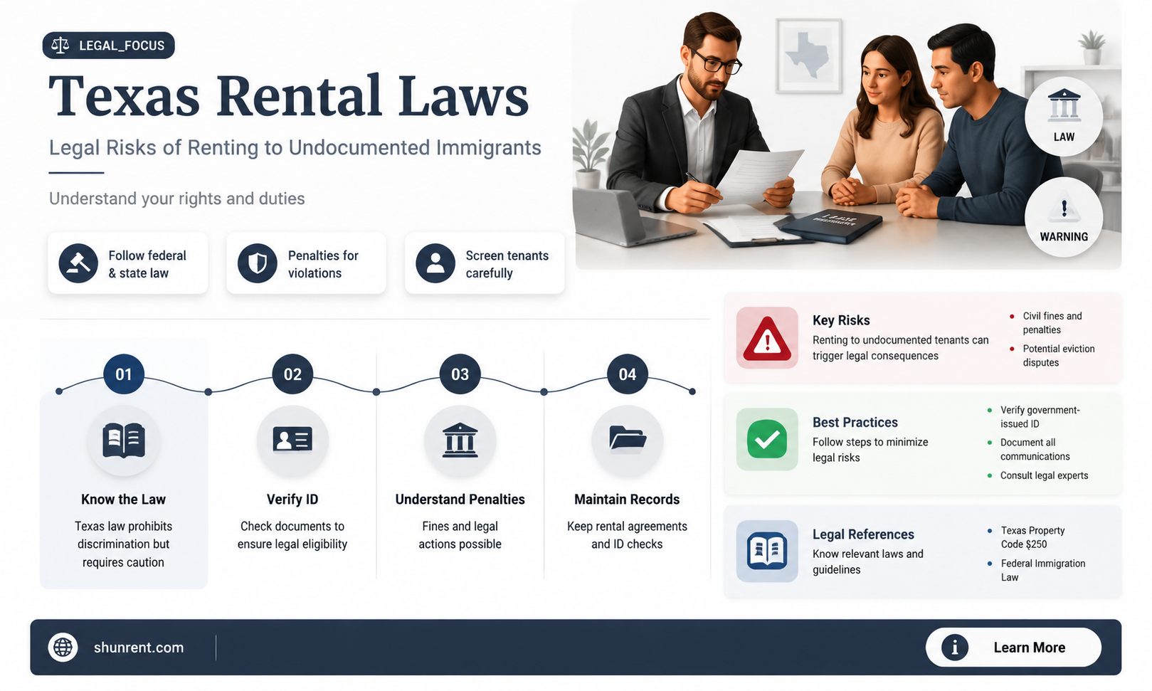 could not rent to illegals in texas
