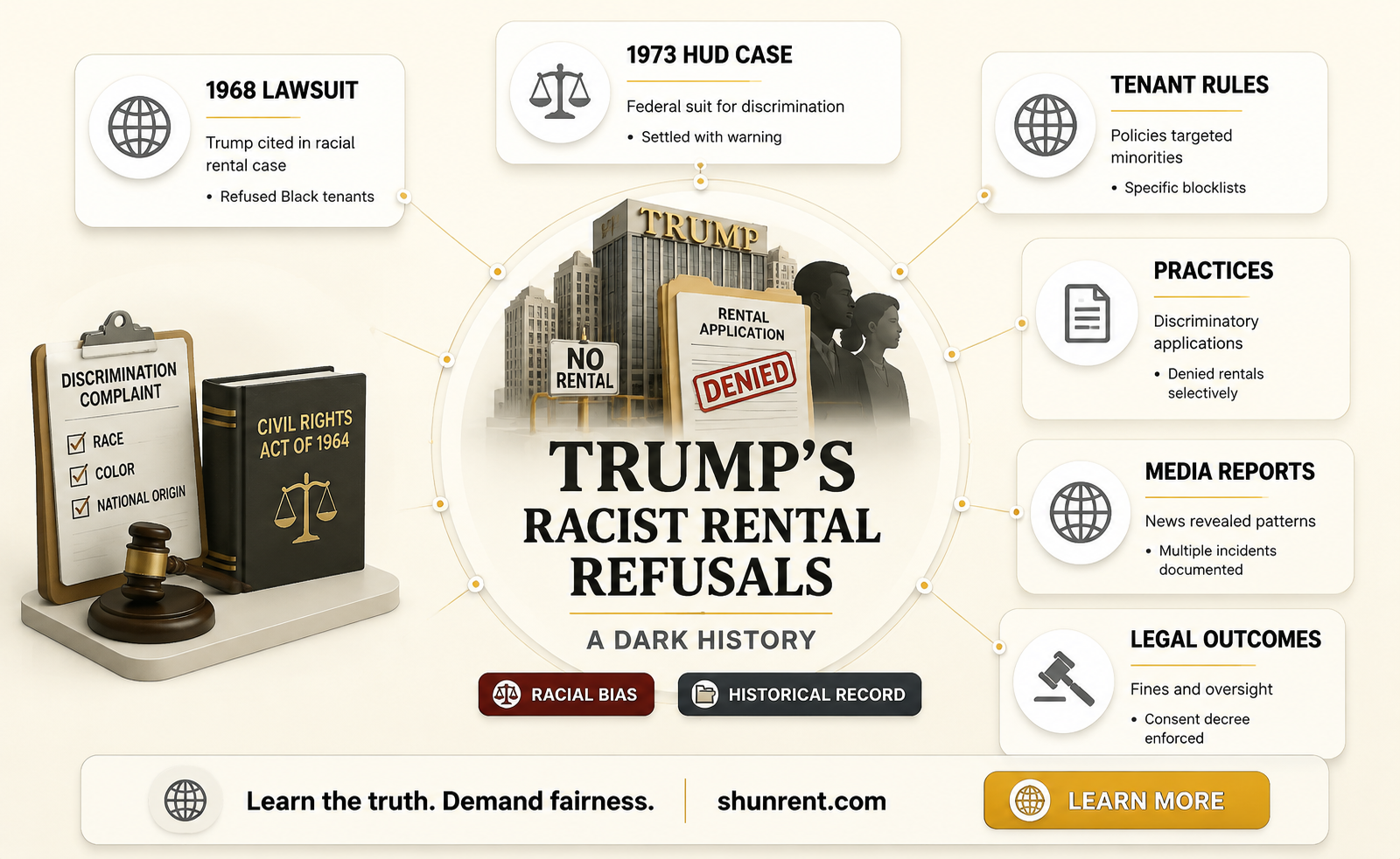 did trump refuse to rent to black people