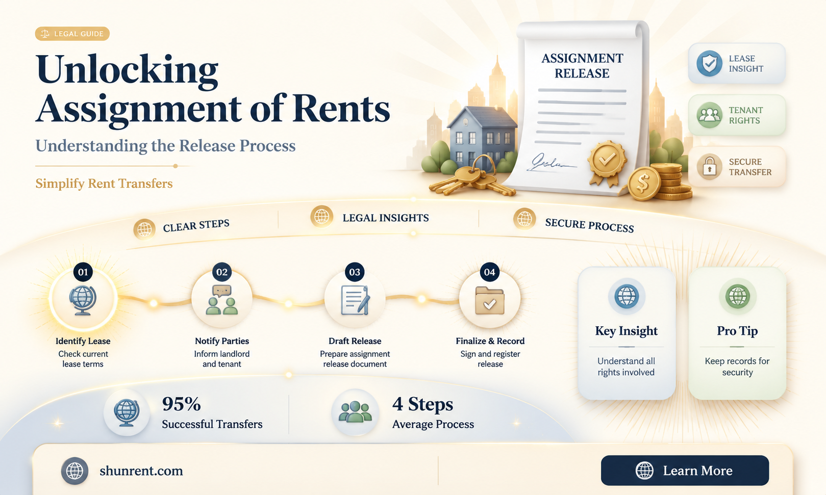 do assignment of rents have to be released