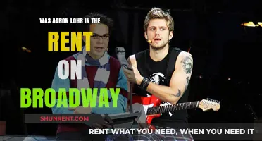 Aaron Lohr's Role in the Iconic Broadway Musical Rent