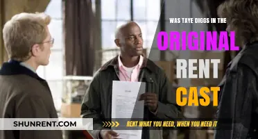 Taye Diggs' Role in the Original Rent Cast: A Look Back