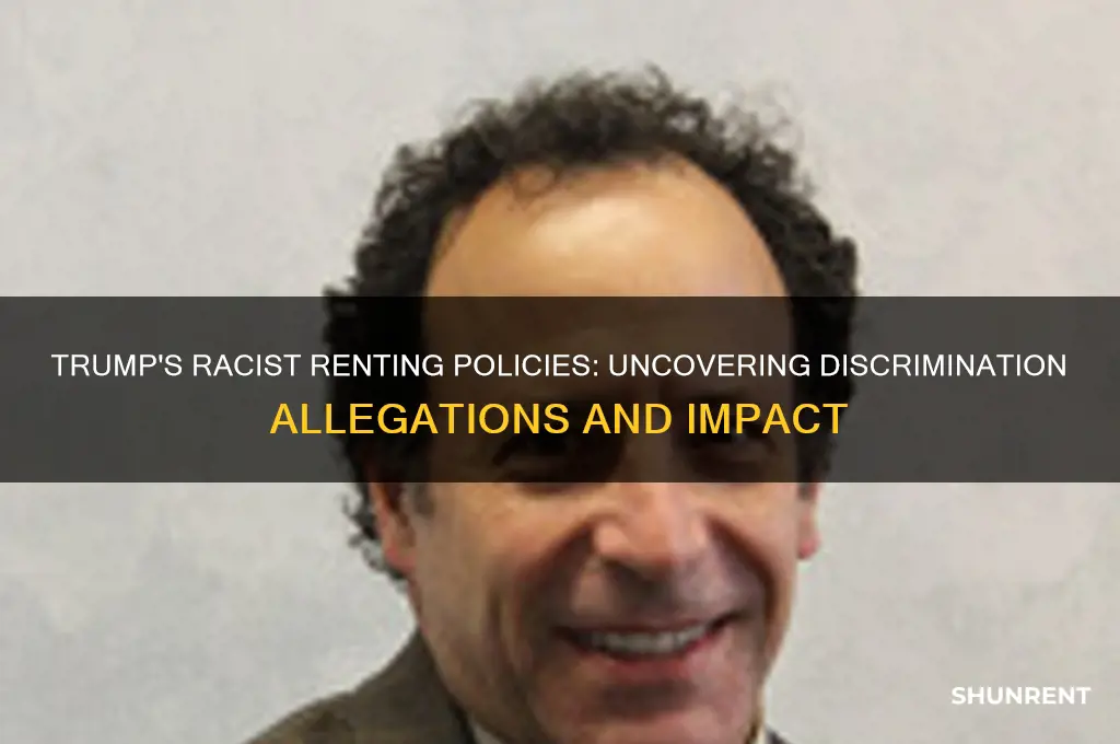 was trump accused of racist renting policies