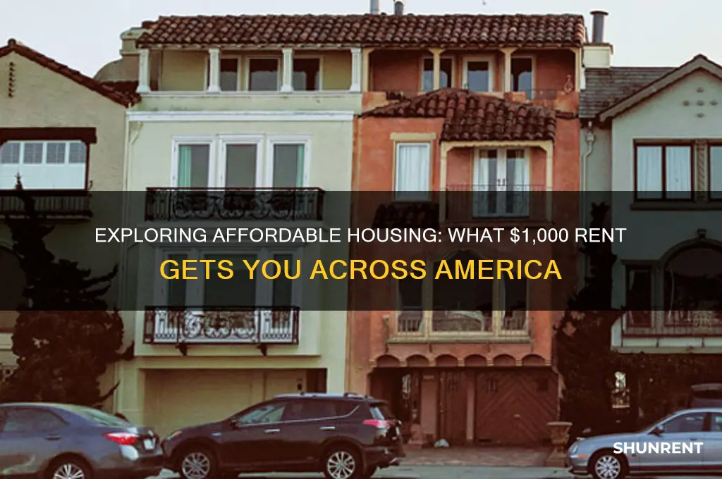 what 1 000 rent looks like in america