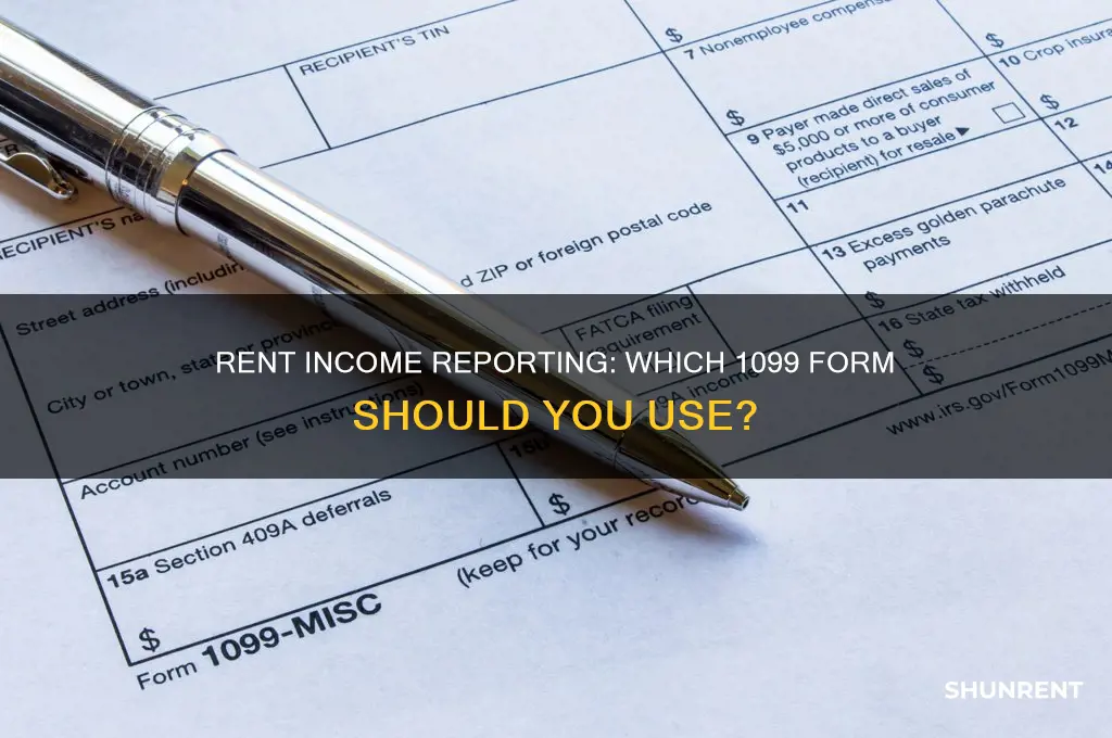 what 1099 form does rent go on