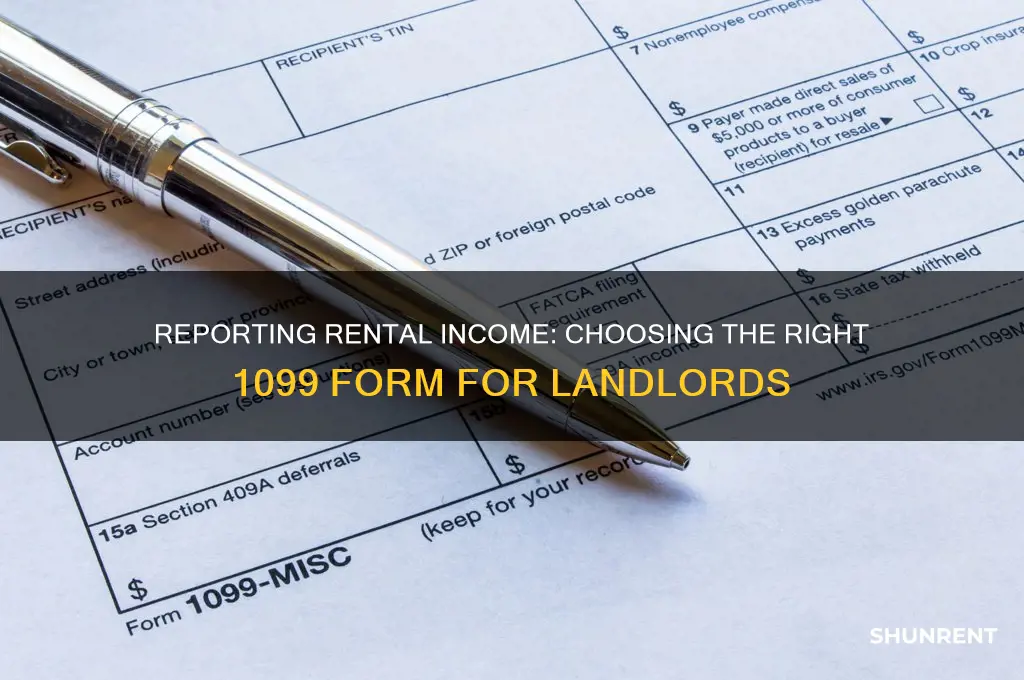 what 1099 form to report rent income