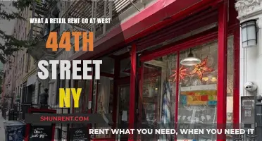 Retail Rent Insights: West 44th Street, New York City Trends