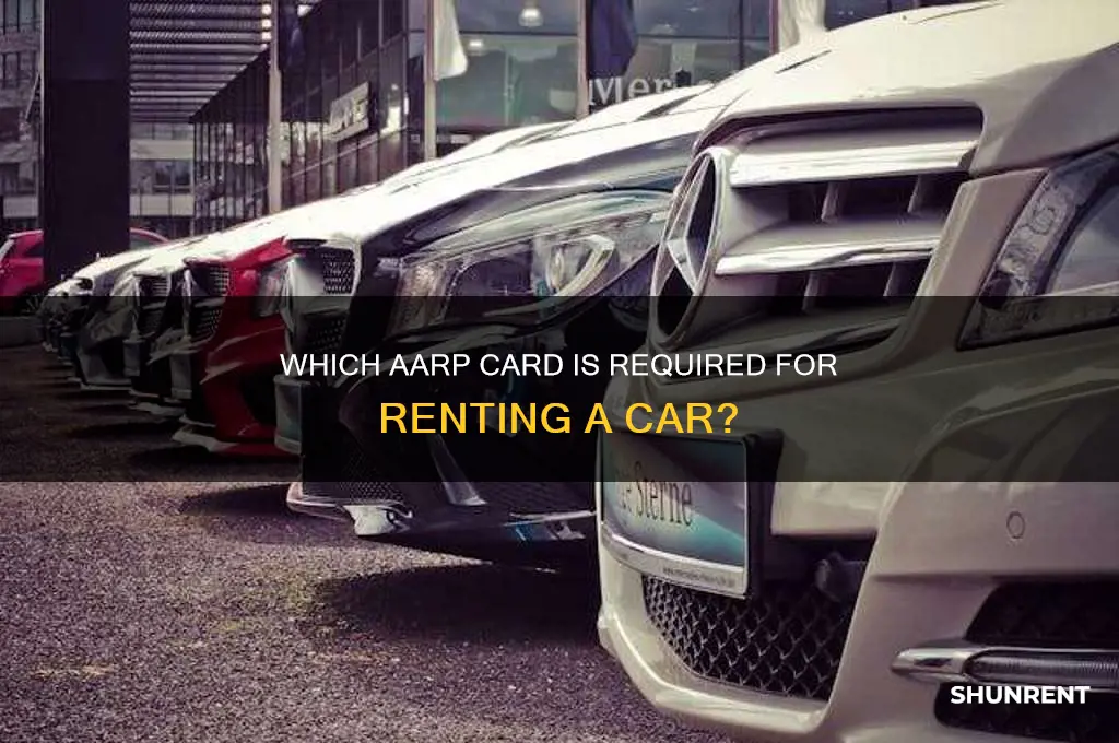 what aarp card do i need to rent card