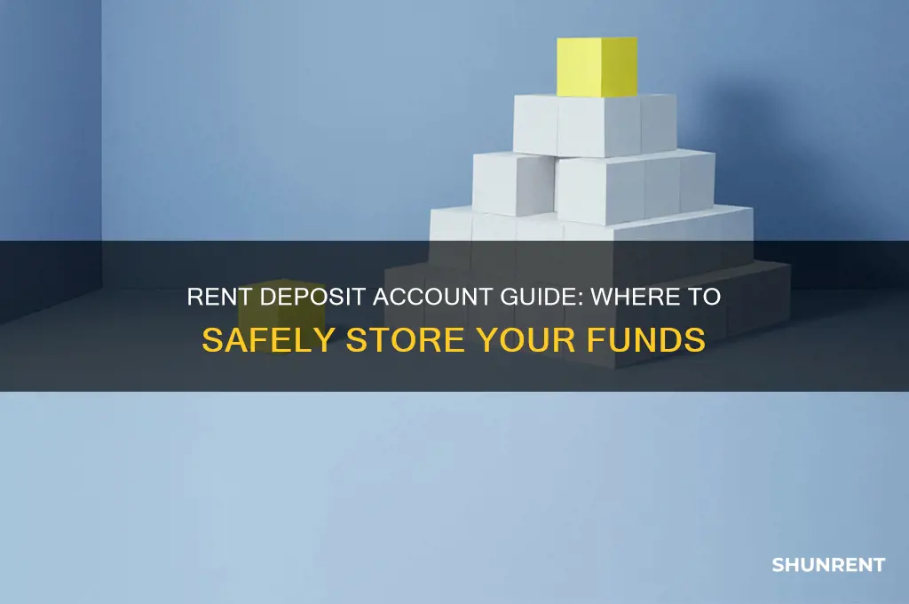 what account do i put for a rent deposit