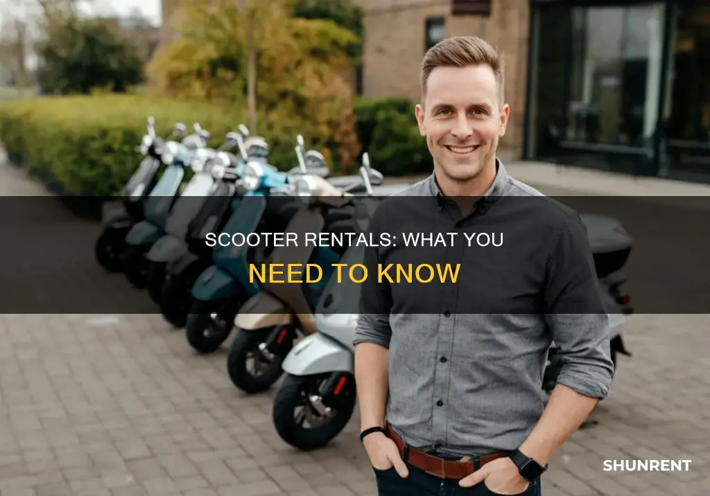 what all is needed in order to rent out scooters