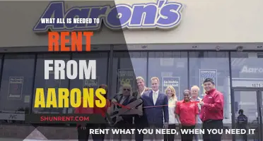 Renting from Aarons: Essential Requirements and Tips for a Smooth Process