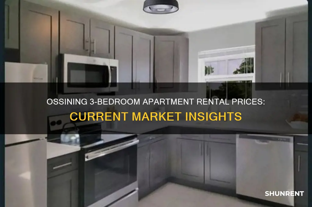 what are 3 bedroom ossining aprtments renting for