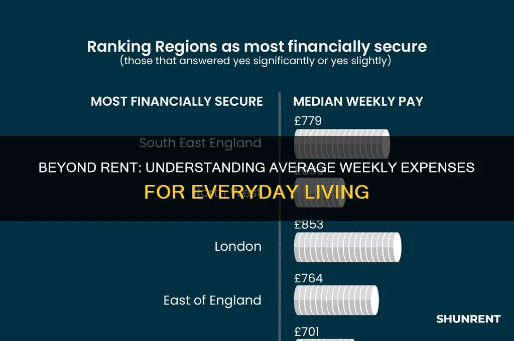 what are average weekly expenses other than rent