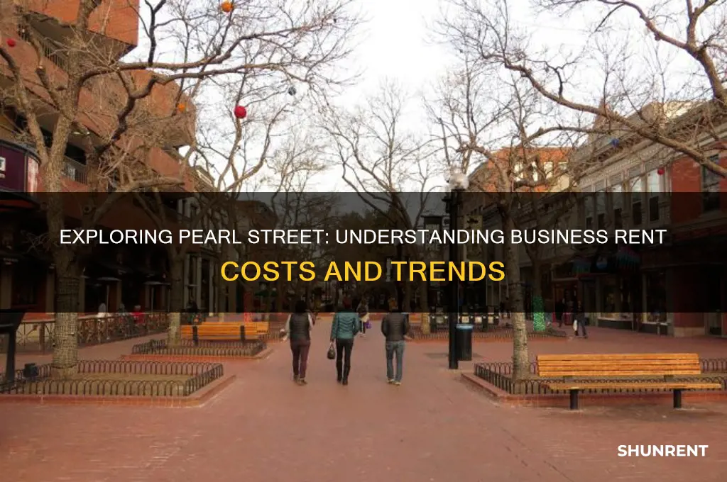 what are business rents on pearl street