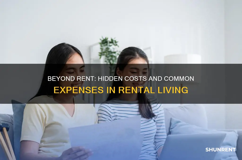 what are common expenses besides rent when renting