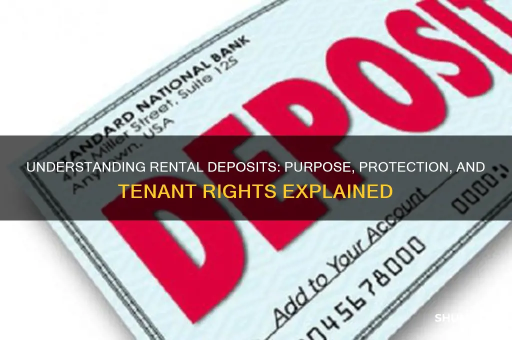 what are deposits for on a rent