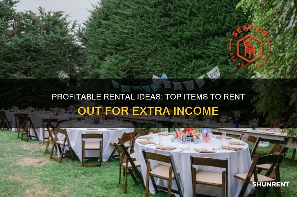 what are good items to rent out