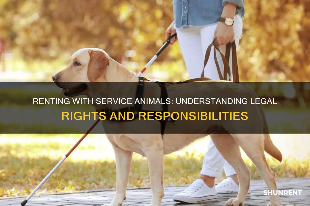 what are laws on renting and service animals