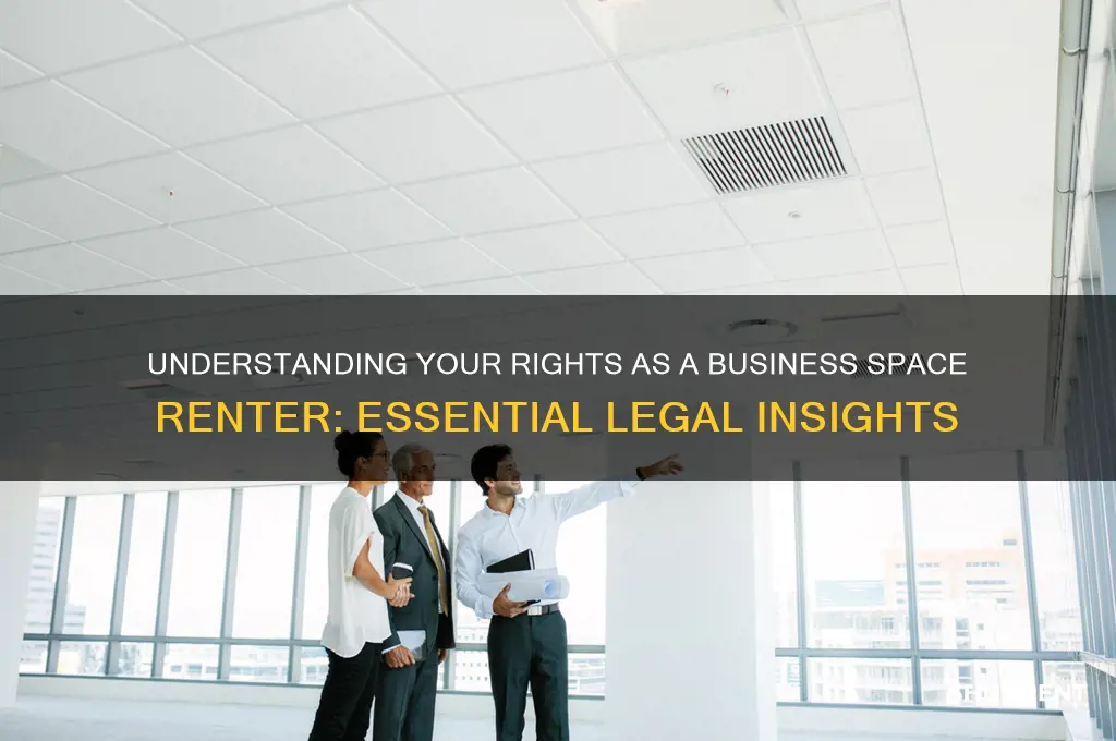 what are my rights as a business space renter