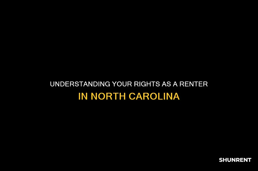 what are my rights as a renter in nc