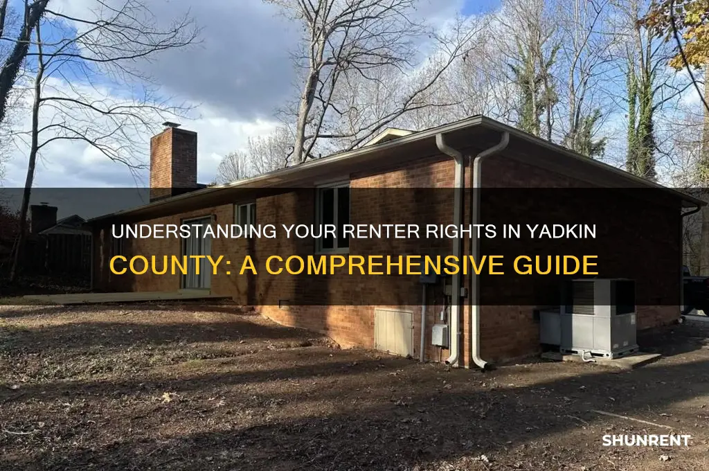 what are my rights as a renter in yadkin county