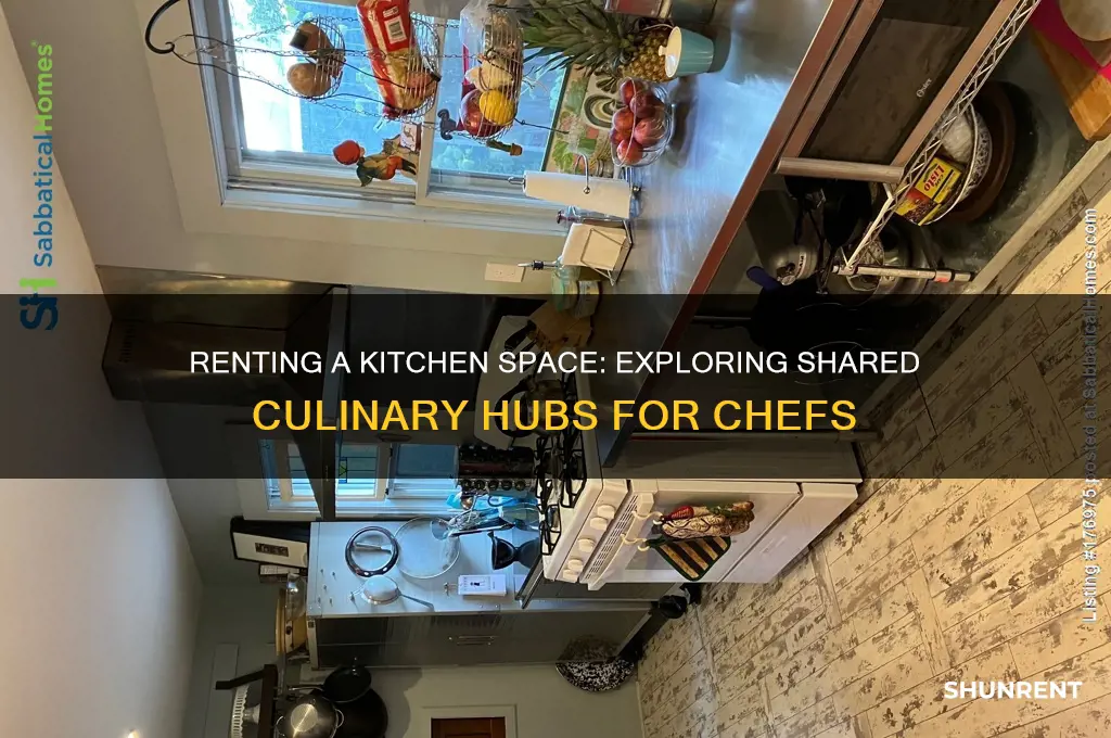 what are places called when you rent out a kitchen