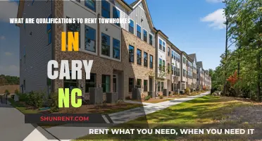 Cary NC Townhome Rental Qualifications: What You Need to Know