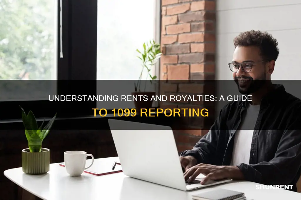 what are rents and royalties on a 1099